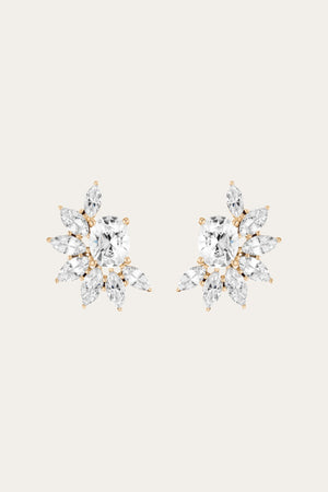 Aurate x Frye: Marquise Fringe Earrings