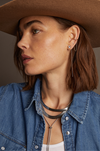 Aurate x Frye: Spur Lariat Earrings