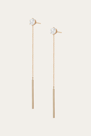 Aurate x Frye: Spur Lariat Earrings