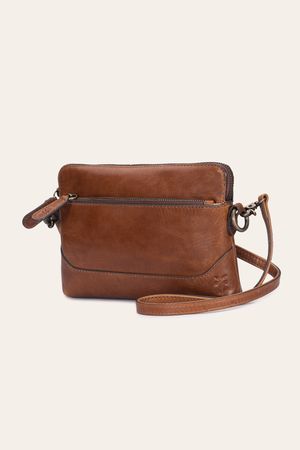 Frye Melissa Leather Crossbody Wristlet In Blue | ModeSens
