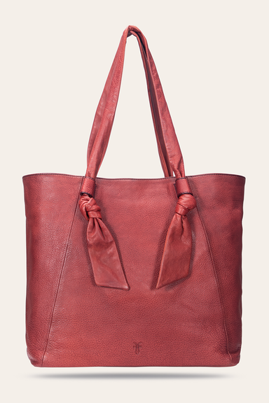 Nora Knotted Tote Bag Women s Leather Tote Bag Frye