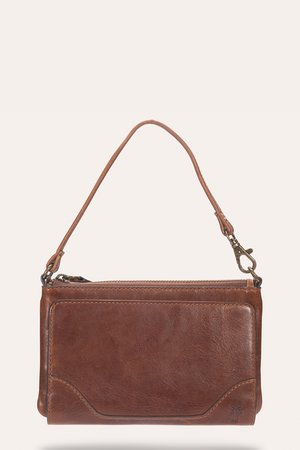 Melissa Convertible Wristlet Wallet in Cognac The Frye Company