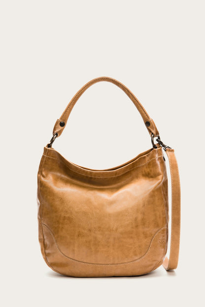 Frye Beige Melissa Hobo Bag