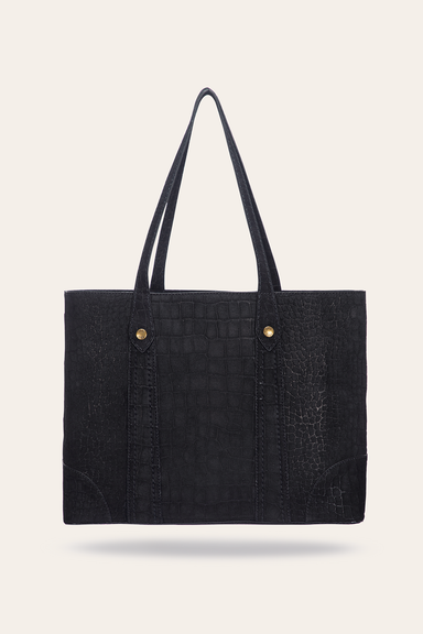 Melissa Sueded Croco Shopper