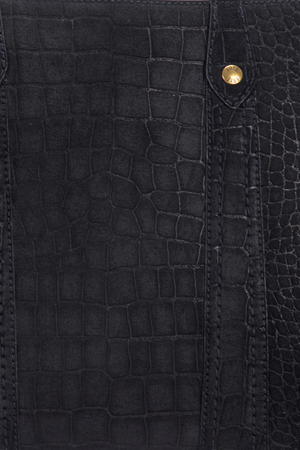 Melissa Sueded Croco Shopper
