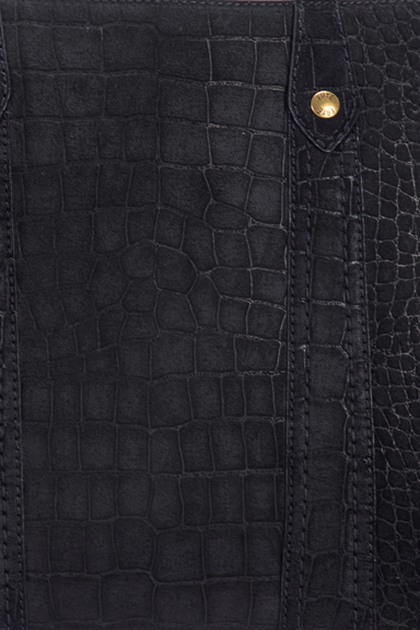 Melissa Sueded Croco Shopper