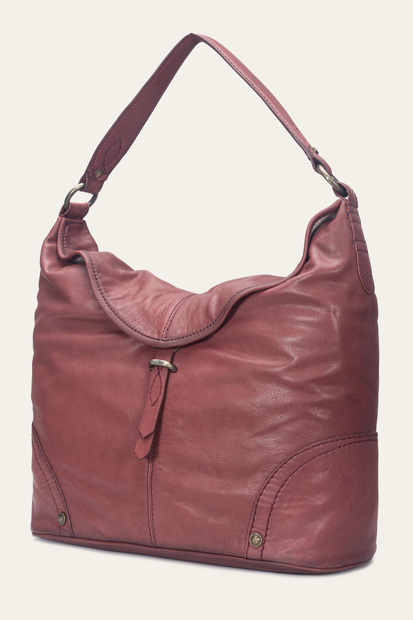 Frye Campus Hobo Burgundy