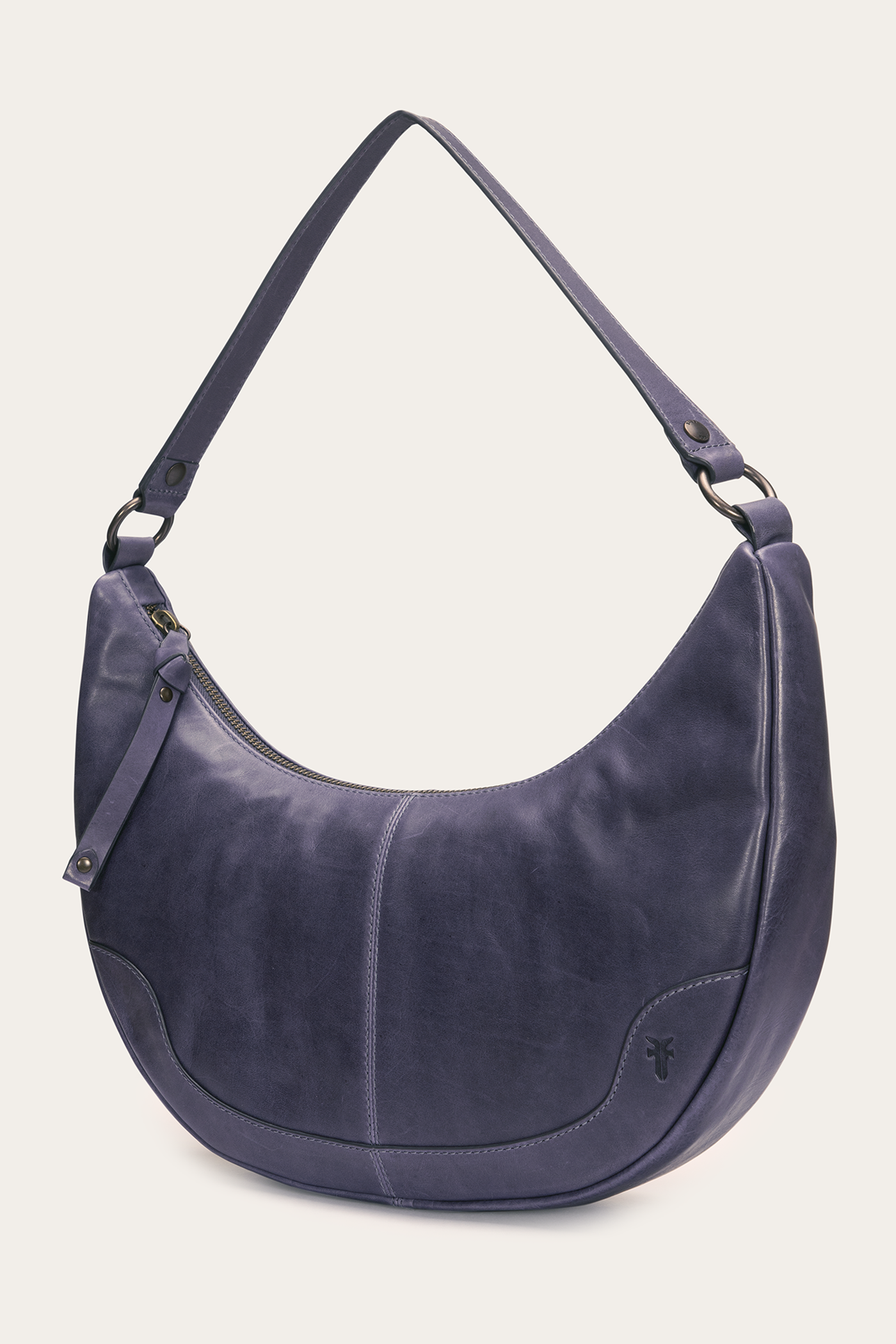 Frye Melissa Cresent Hobo Eggplant