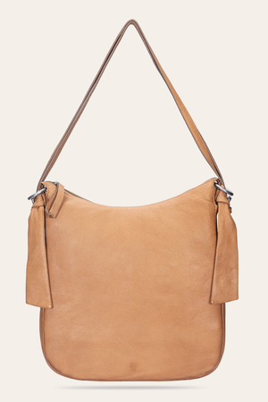 Women's Nora Backpack Hobo Bag (Beige) | The Frye Company Women's Nora Backpack Hobo Bag (Beige) | The Frye Company