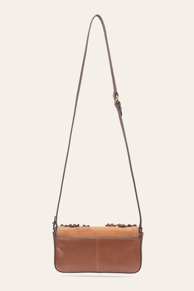 frye melissa mini backpack dusty rose Frye Melissa Floral Convertible Mini Flap in Cognac