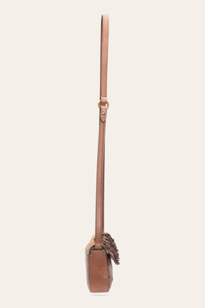 frye melissa mini backpack cognac Frye Melissa Floral Convertible Mini Flap in Cognac