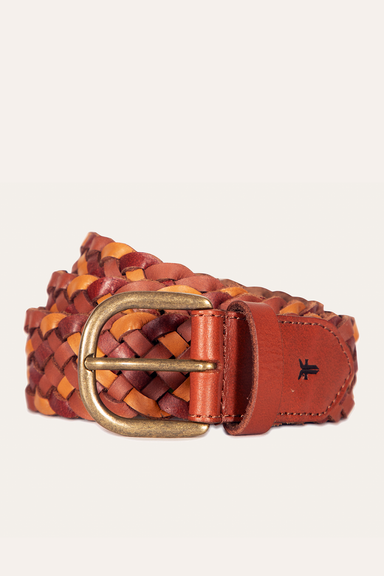 35mm Tonal Woven Leather Belt