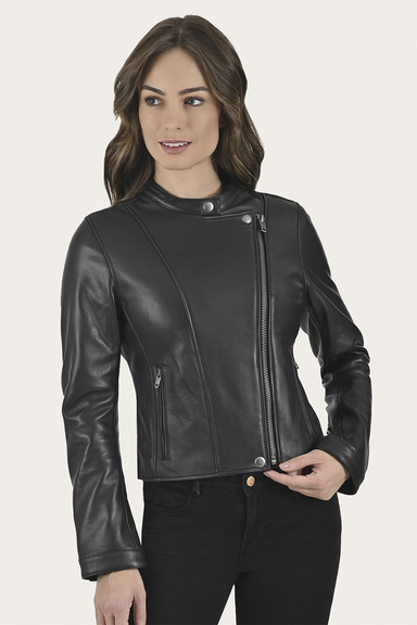 Heathe Leather Jacket