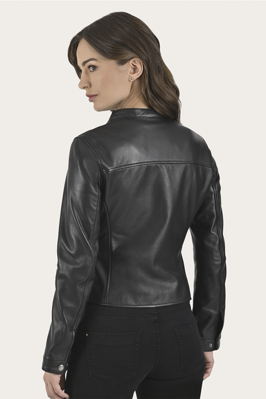 Heathe Leather Jacket