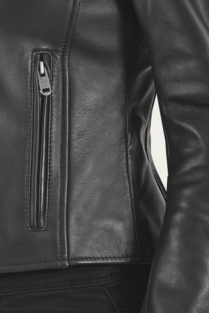 Heathe Leather Jacket