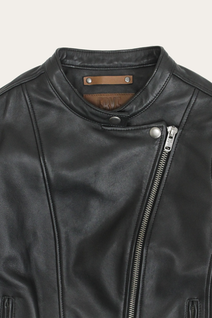 Heathe Leather Jacket