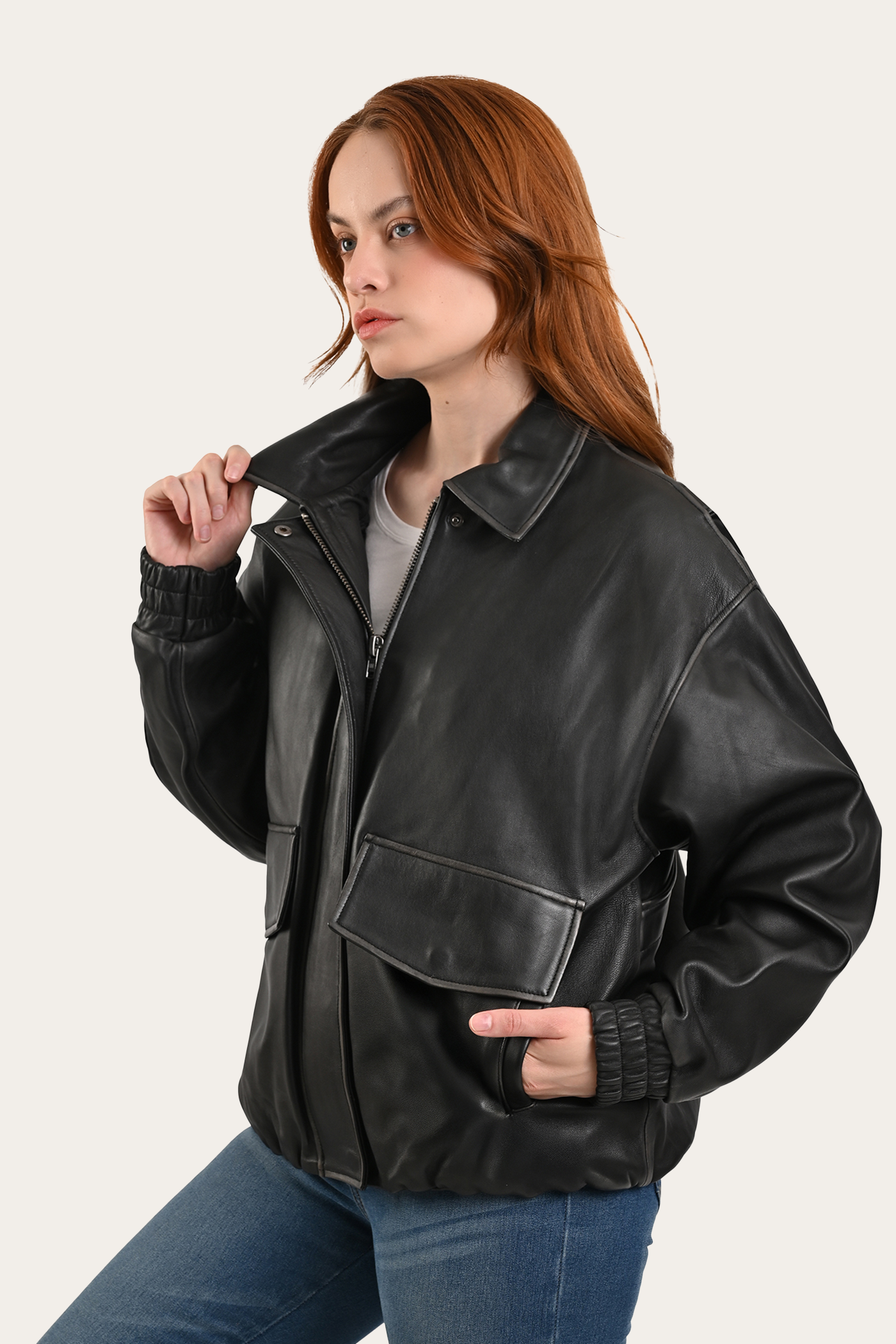 Harper Oversized Bomber