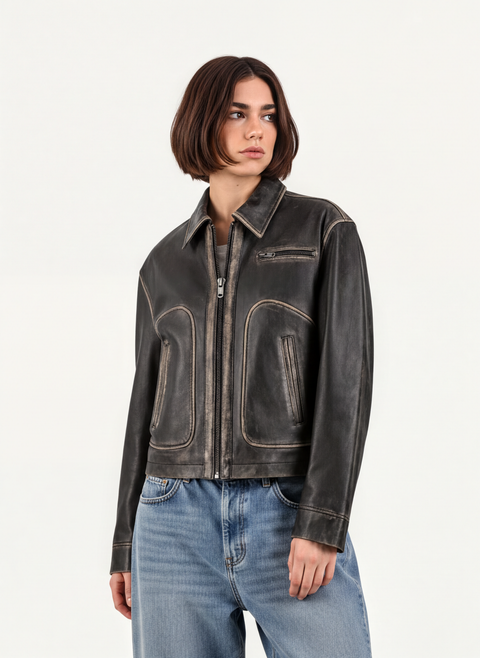 Black Clancy Jacket | The Frye Company