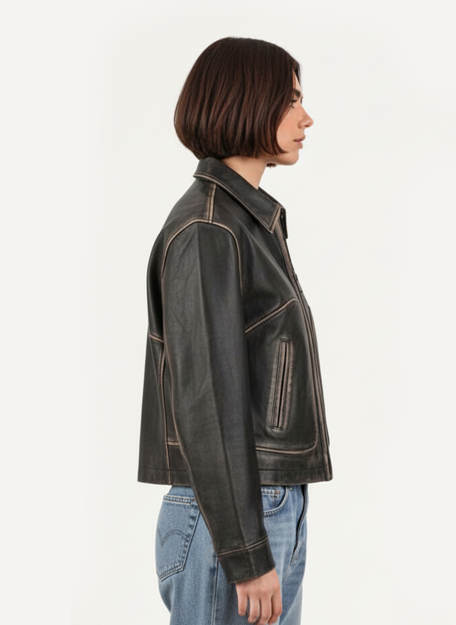 Black Clancy Jacket | The Frye Company