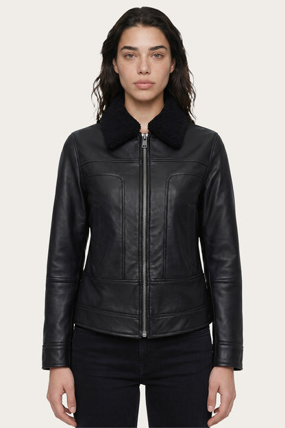 Clementine Sherling Trim Jacket