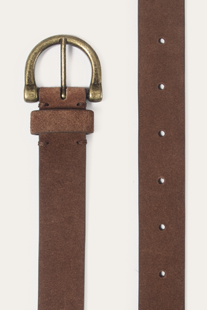 25mm Suede Horseshoe Buckle Belt