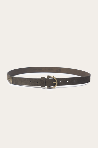 25mm Suede Horseshoe Buckle Belt