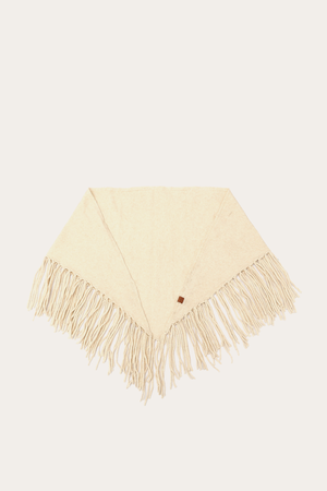 Long Fringe Triangle Scarf