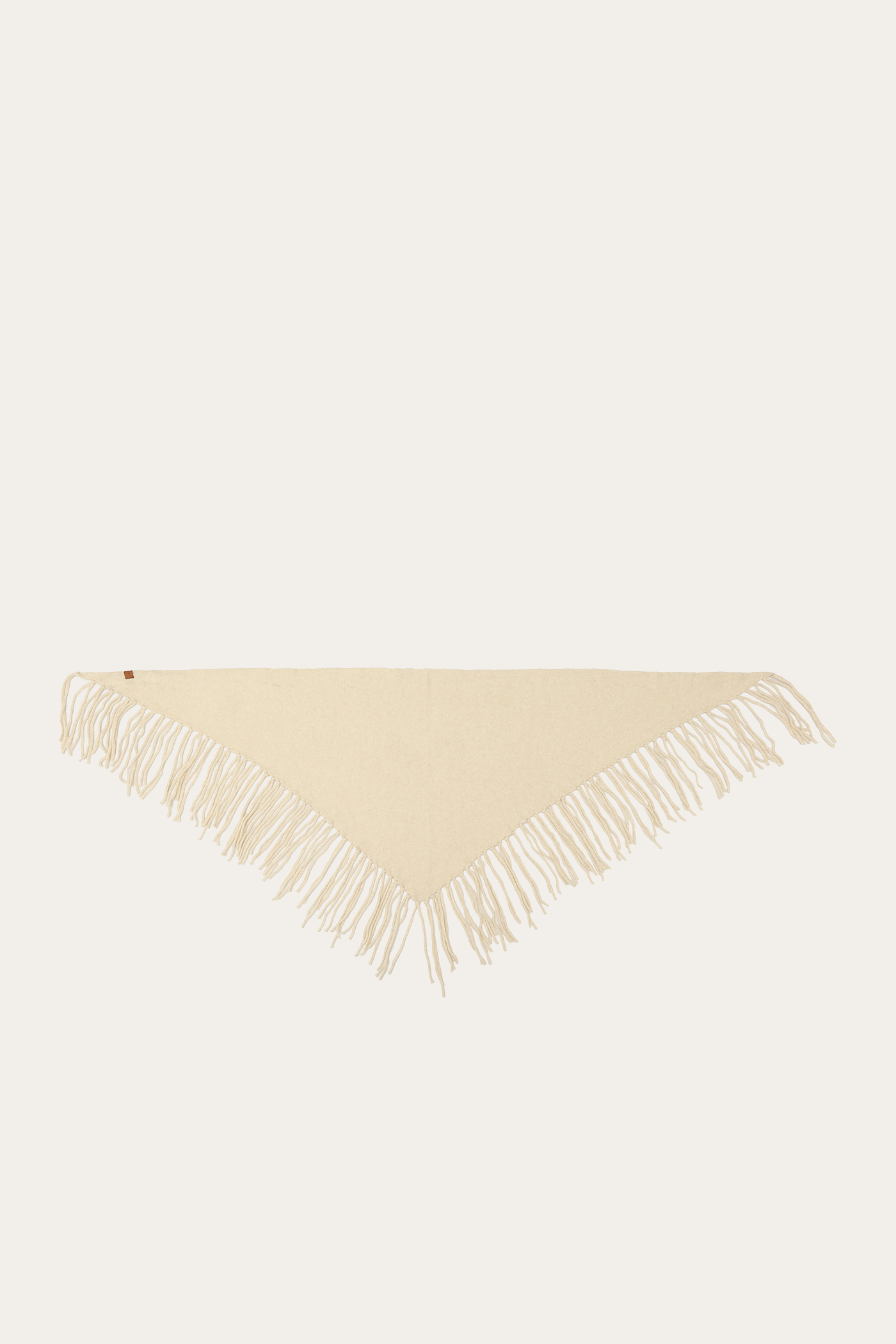 Long Fringe Triangle Scarf