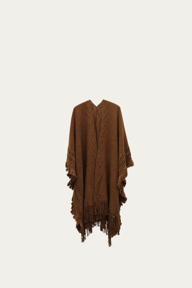 Embellished Fringe Ruana