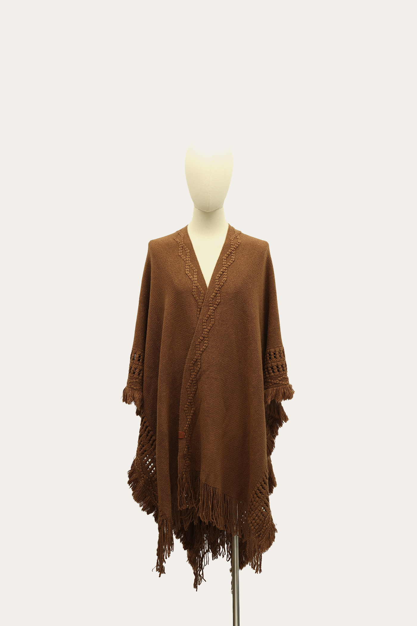 Embellished Fringe Ruana