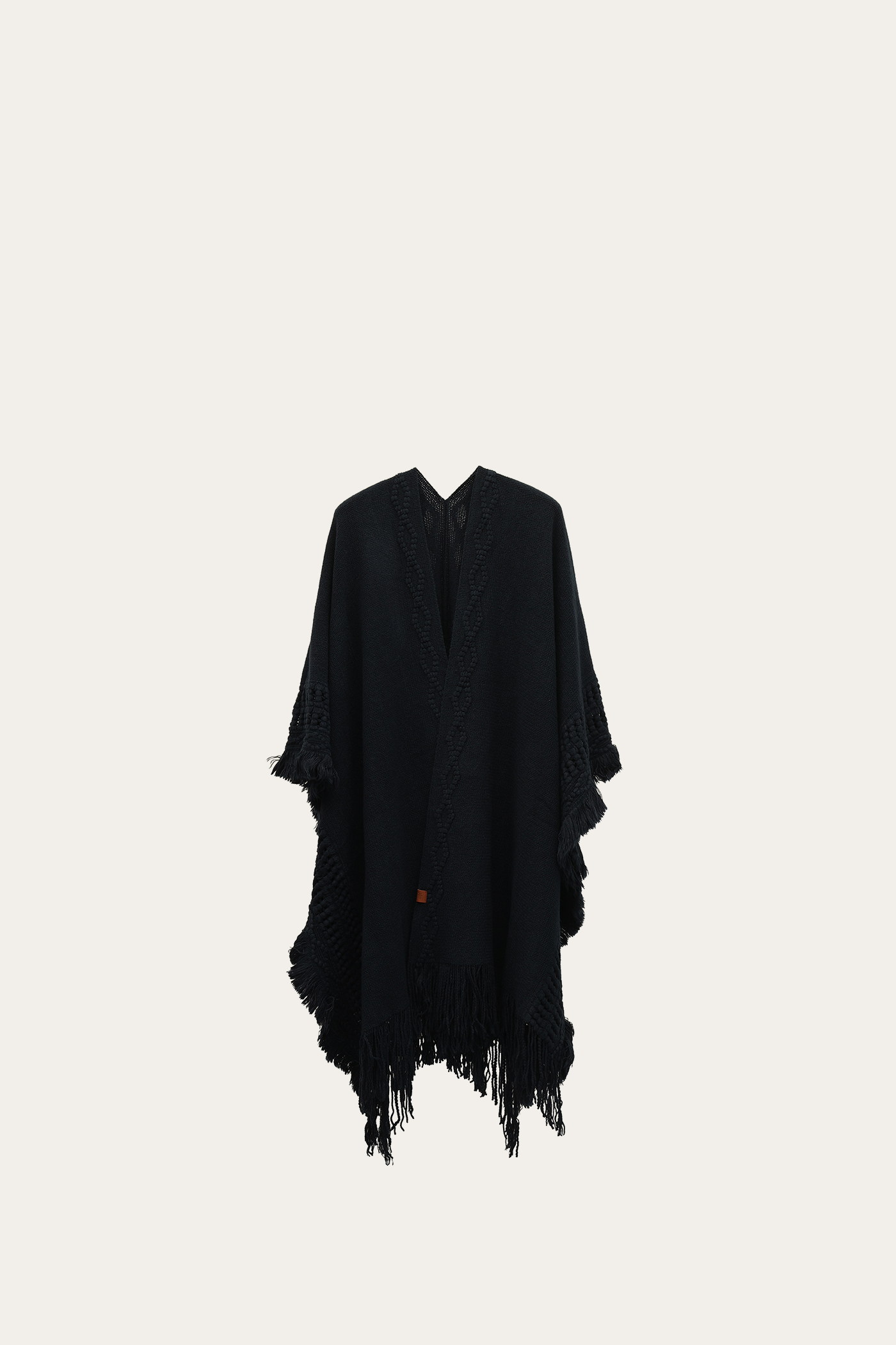 Embellished Fringe Ruana