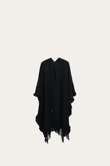 Embellished Fringe Ruana
