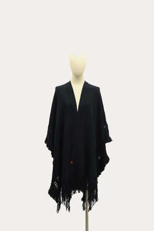 Embellished Fringe Ruana