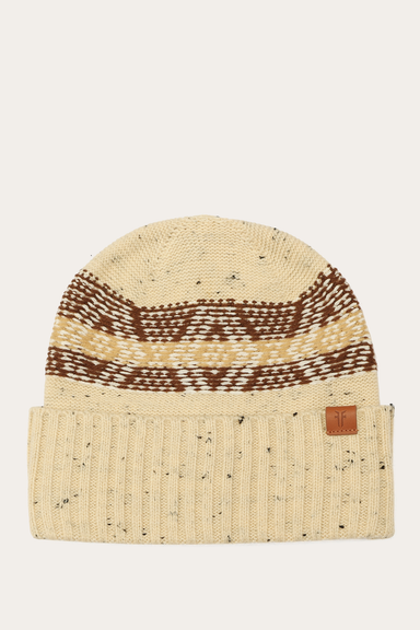 Tweed Fair Isle Cuff Hat