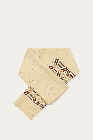 Tweed Fair Isle Scarf