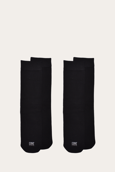 Bamboo Boot Sock 2 Pack - Black