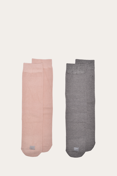 Bamboo Boot Sock 2 Pack - Blush