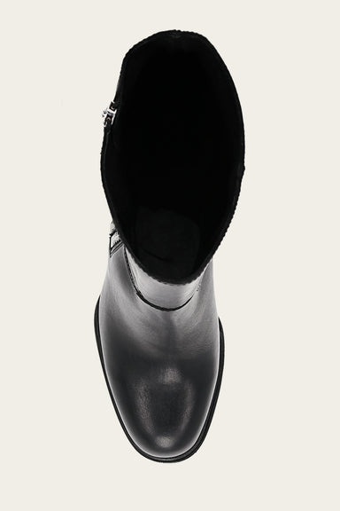 Alex Heavy Zip - Black - Top Down