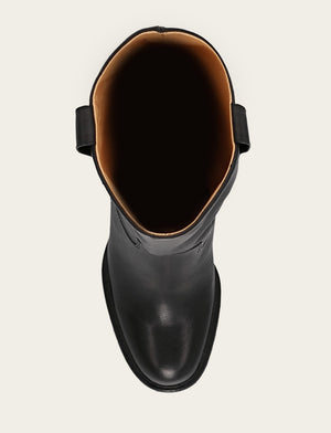 Alex Slouchy Mid - Black - Top Down