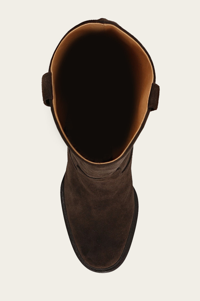Alex Slouchy Mid - Dark Brown - Top Down