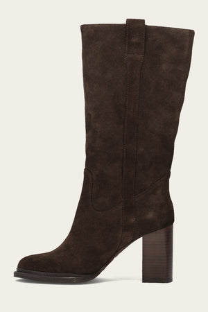 Alex Slouchy Mid - Dark Brown - Inside