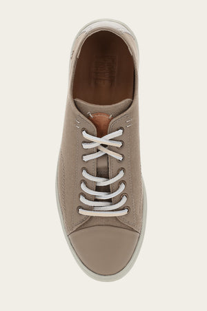 Astor Cap Toe Low Lace - Khaki - Top Down