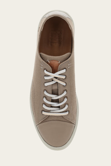 Astor Cap Toe Low Lace - Khaki - Top Down
