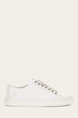 Astor Cap Toe Low Lace - White - Outside