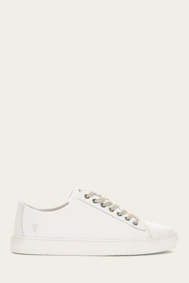 Astor Cap Toe Low Lace - White - Outside