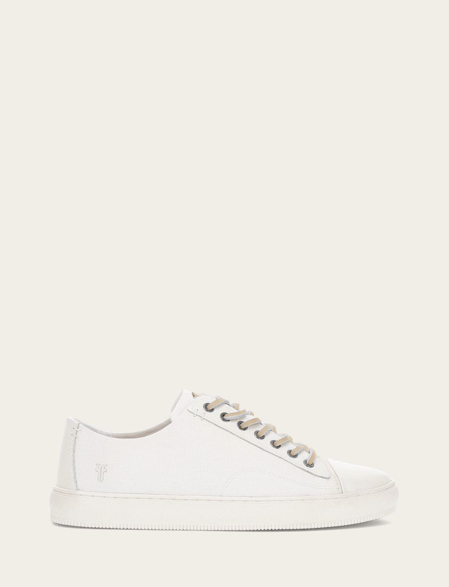 Astor Cap Toe Low Lace - White - Outside