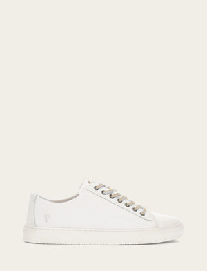 Astor Cap Toe Low Lace - White - Outside