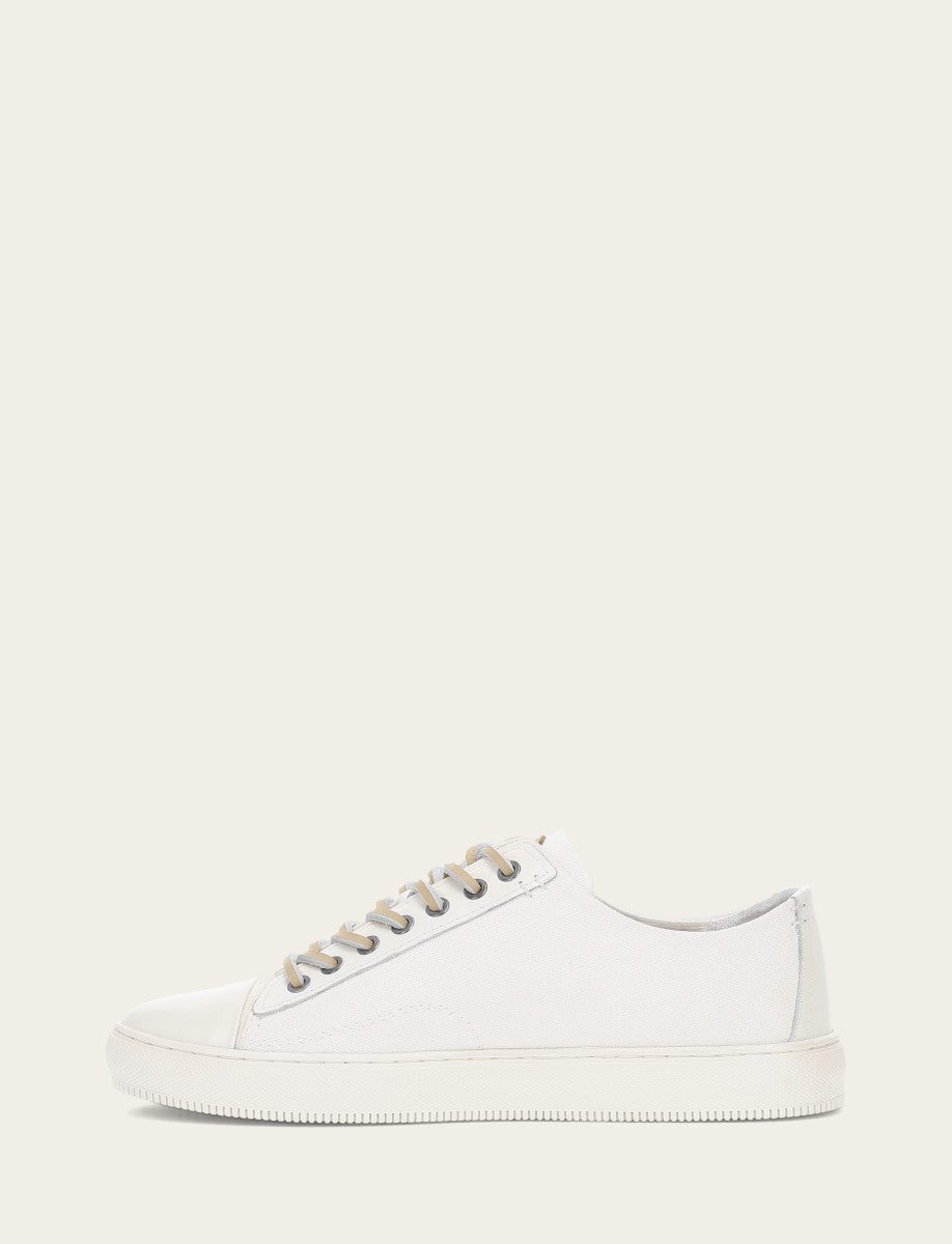 Astor Cap Toe Low Lace - White - Inside