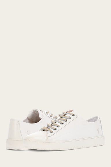 Astor Cap Toe Low Lace - White - Pair