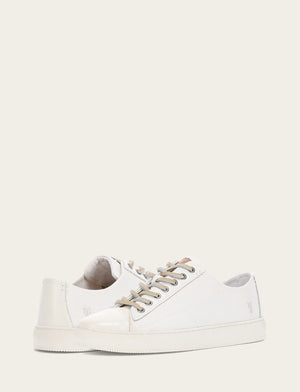 Astor Cap Toe Low Lace - White - Pair